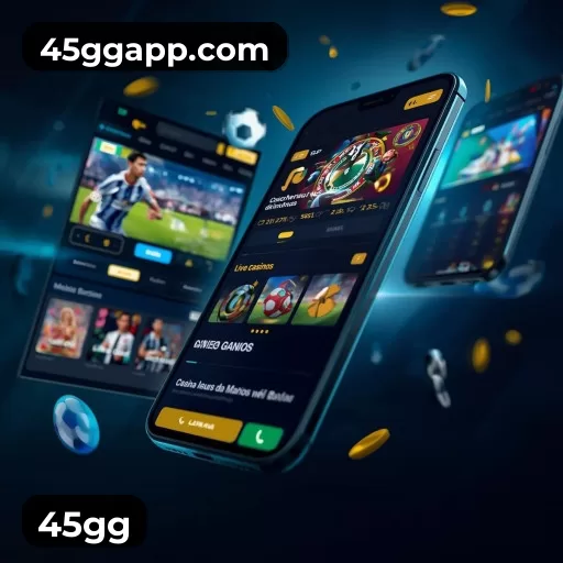 Aplicativo mobile 45gg para iOS e Android